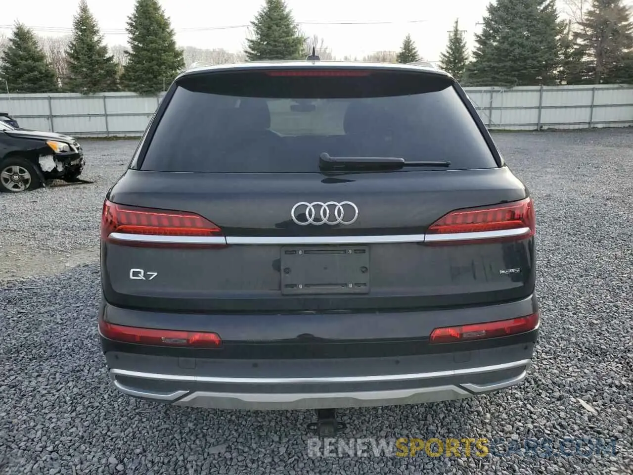 6 Photograph of a damaged car WA1LXBF7XND013311 AUDI Q7 2022