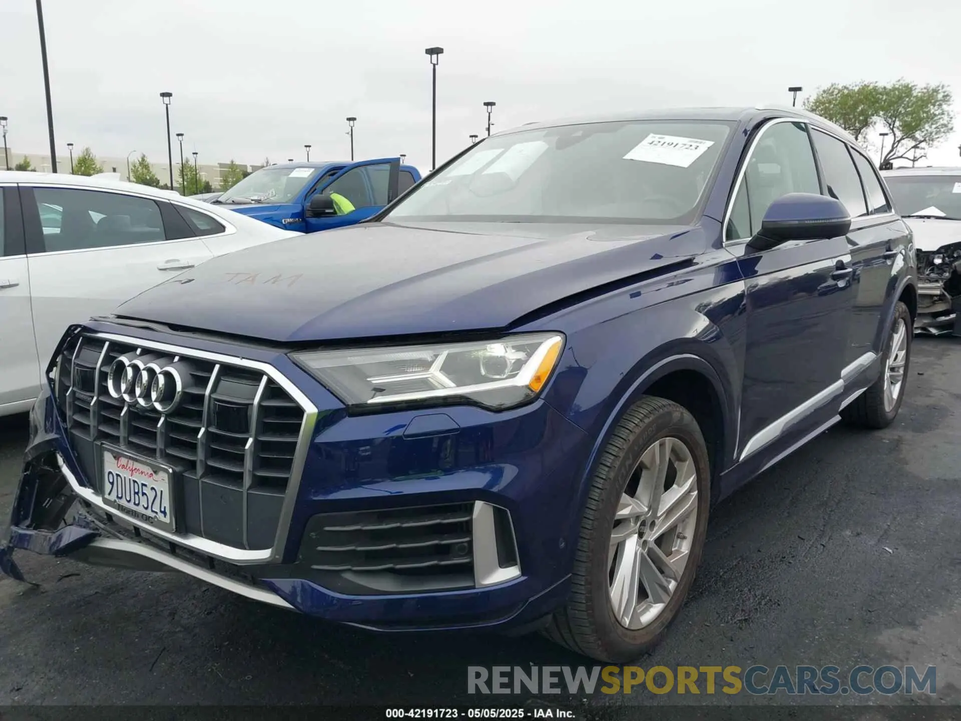 2 Photograph of a damaged car WA1LXBF7XND020534 AUDI Q7 2022
