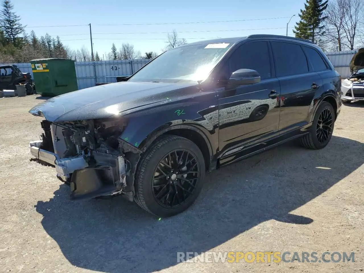 1 Photograph of a damaged car WA1MXBF78ND013103 AUDI Q7 2022