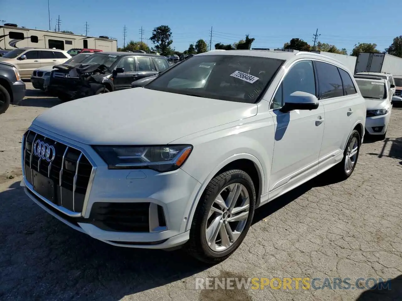 1 Photograph of a damaged car WA1ACBF79PD013287 AUDI Q7 2023