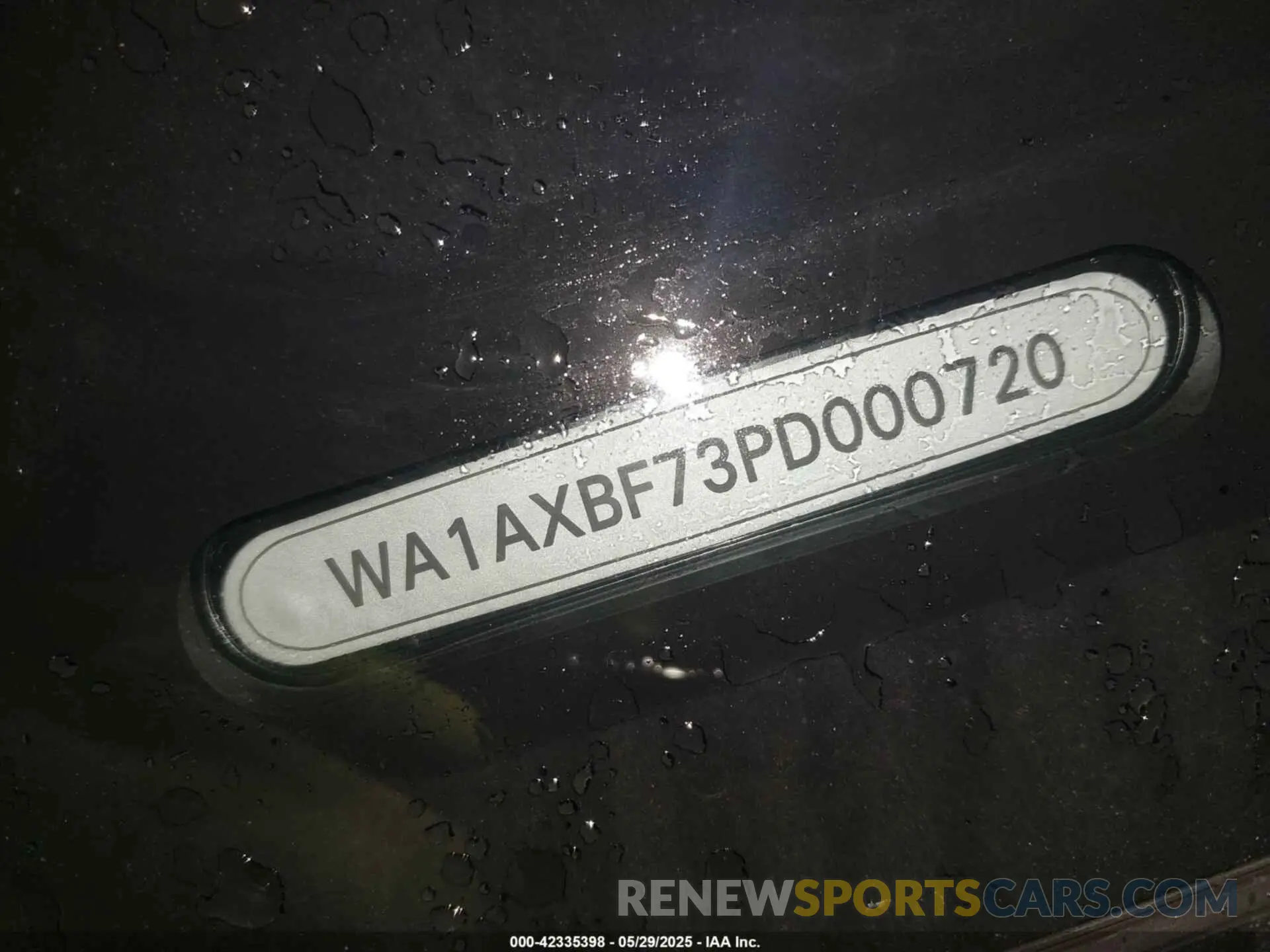 9 Photograph of a damaged car WA1AXBF73PD000720 AUDI Q7 2023