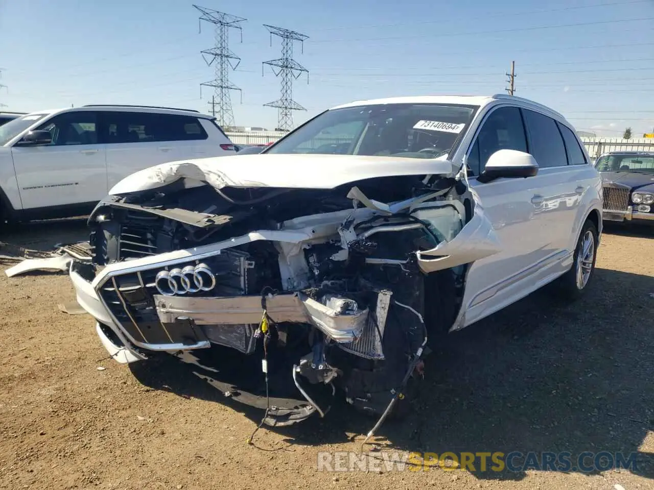 1 Photograph of a damaged car WA1LXBF70PD001672 AUDI Q7 2023