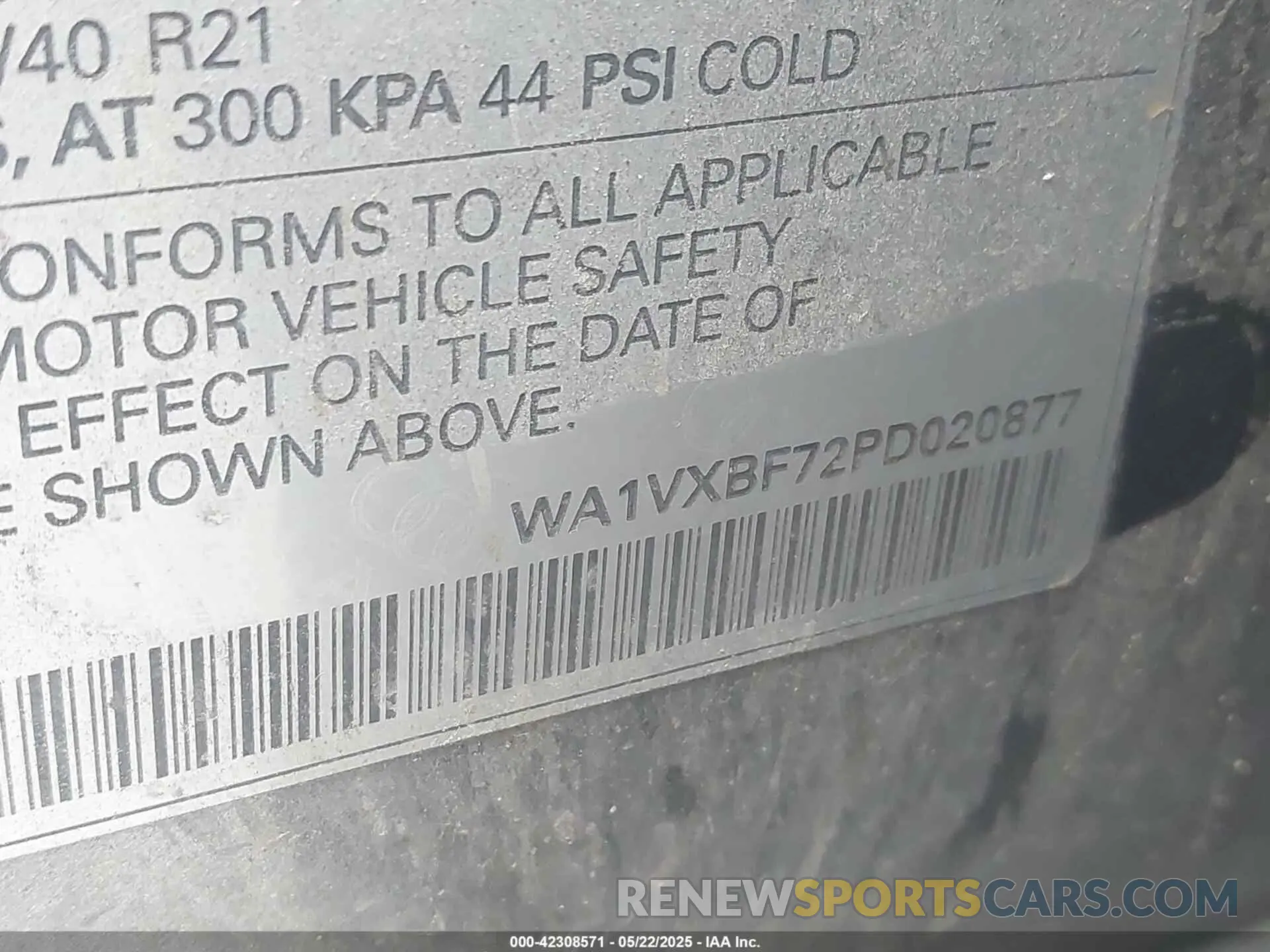 9 Photograph of a damaged car WA1VXBF72PD020877 AUDI Q7 2023