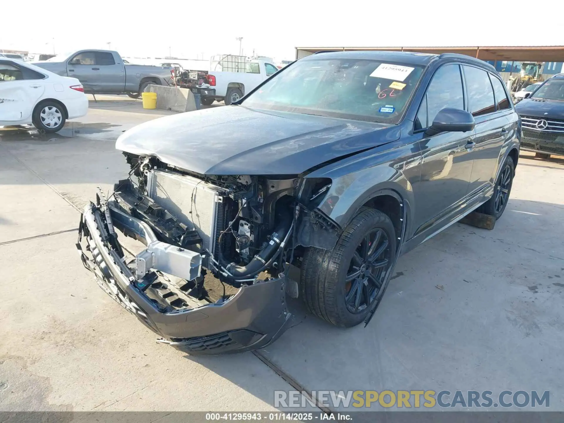 2 Photograph of a damaged car WA1LCBF76RD010388 AUDI Q7 2024