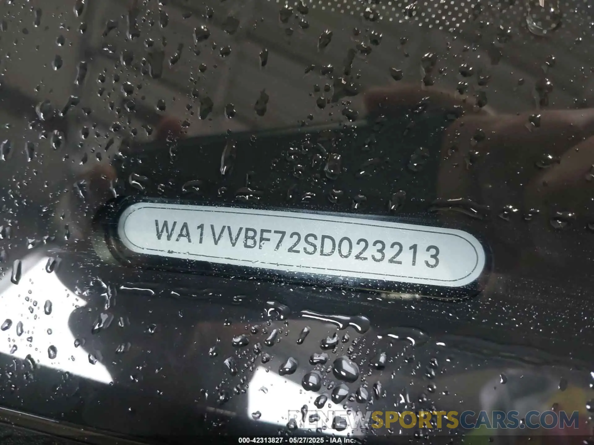 9 Photograph of a damaged car WA1VVBF72SD023213 AUDI Q7 2025