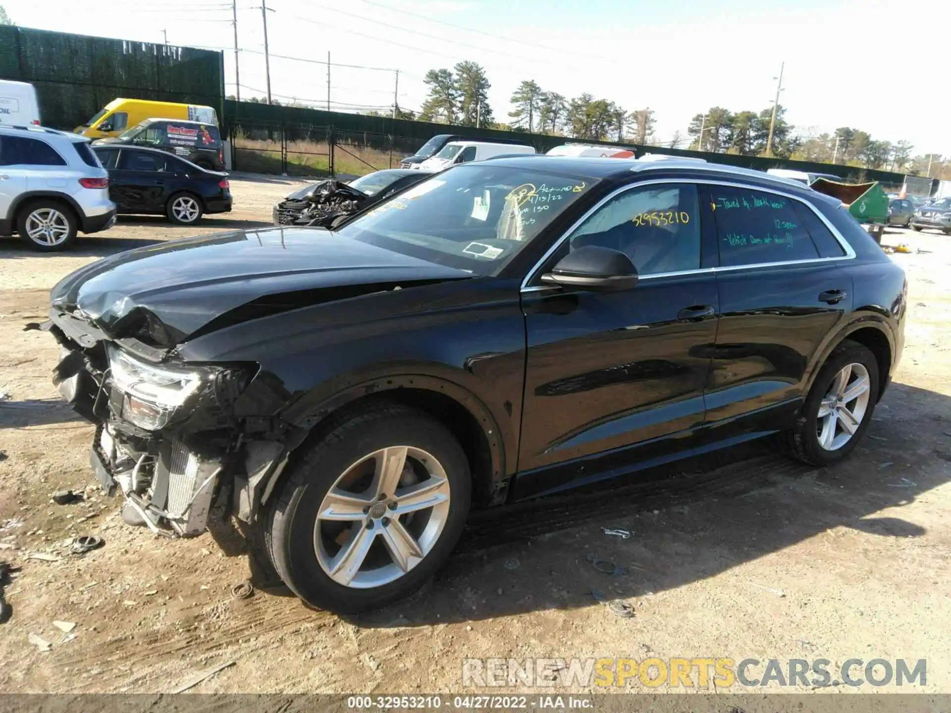 2 Photograph of a damaged car WA1AVAF11KD013857 AUDI Q8 2019