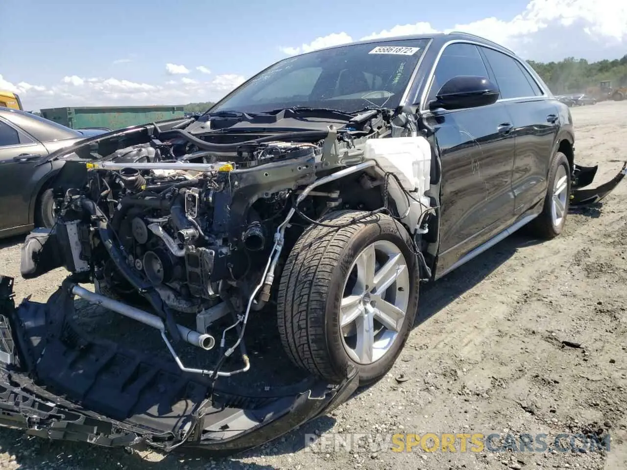 2 Photograph of a damaged car WA1AVAF12KD012281 AUDI Q8 2019