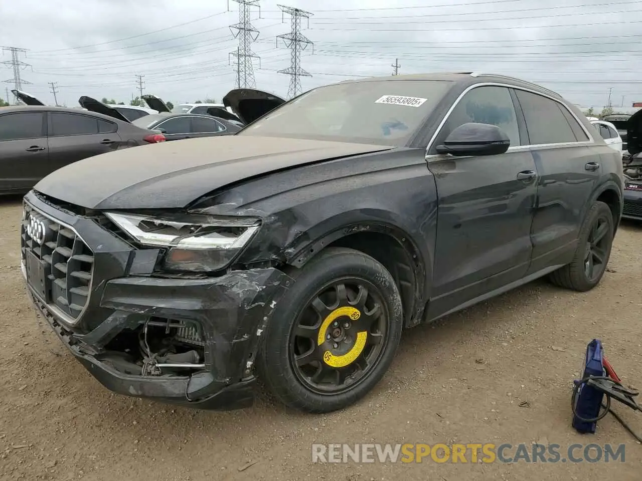 1 Photograph of a damaged car WA1AVAF16KD021288 AUDI Q8 2019