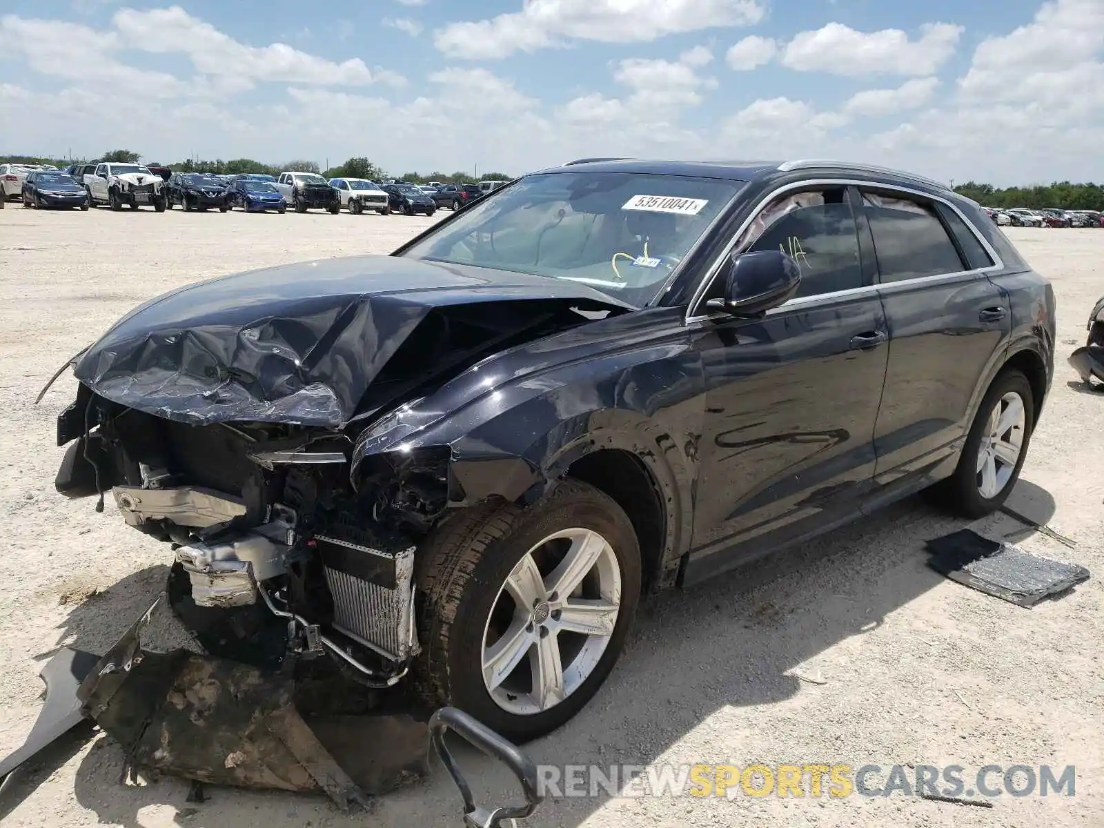 2 Photograph of a damaged car WA1AVAF18KD013158 AUDI Q8 2019