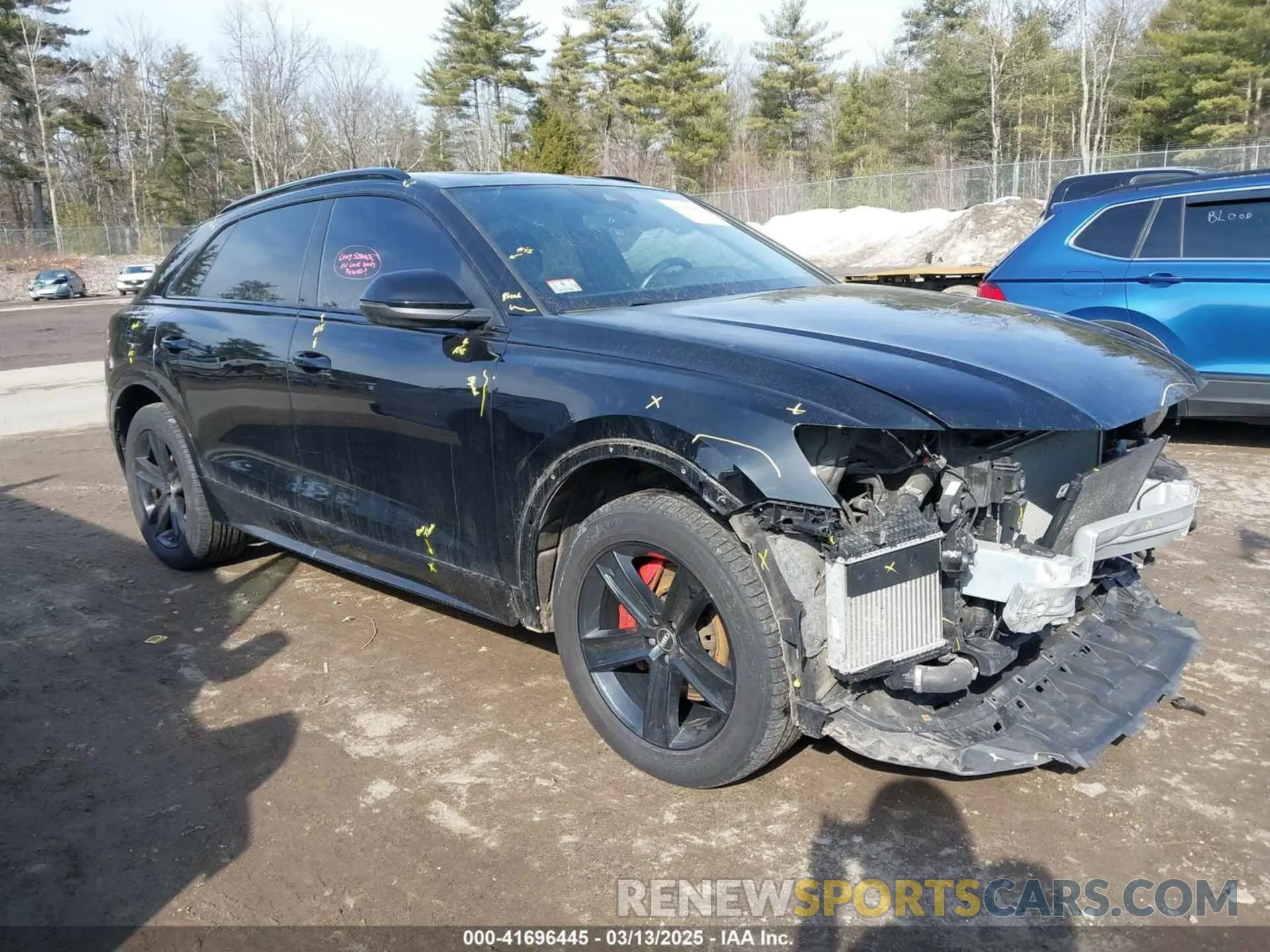 1 Photograph of a damaged car WA1AVAF18KD016156 AUDI Q8 2019