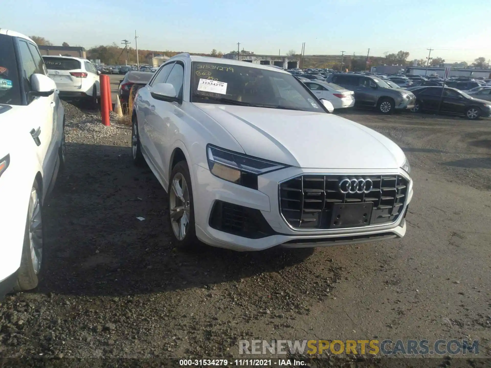 1 Photograph of a damaged car WA1AVAF18KD020630 AUDI Q8 2019