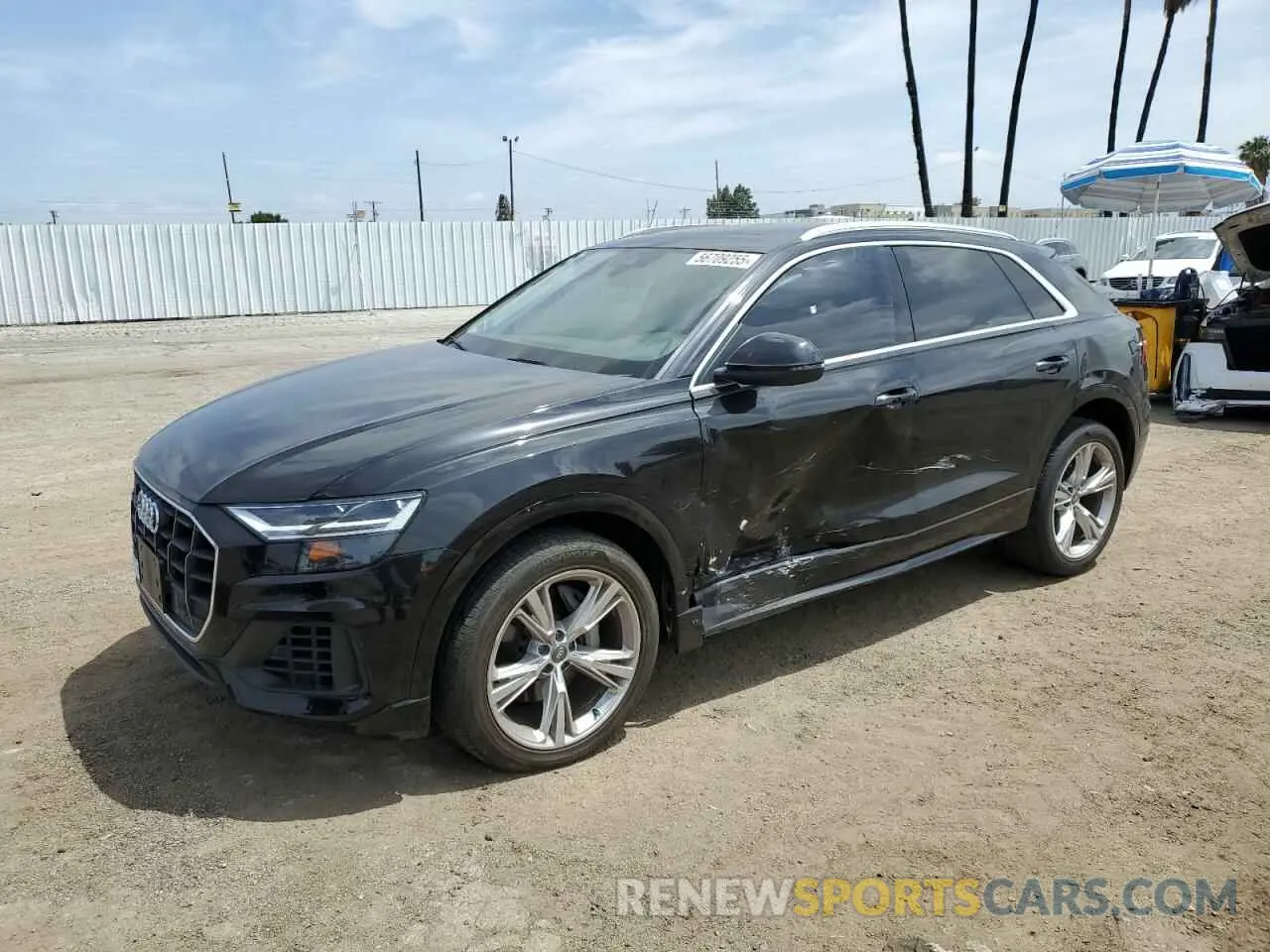 1 Photograph of a damaged car WA1AVAF19KD010561 AUDI Q8 2019