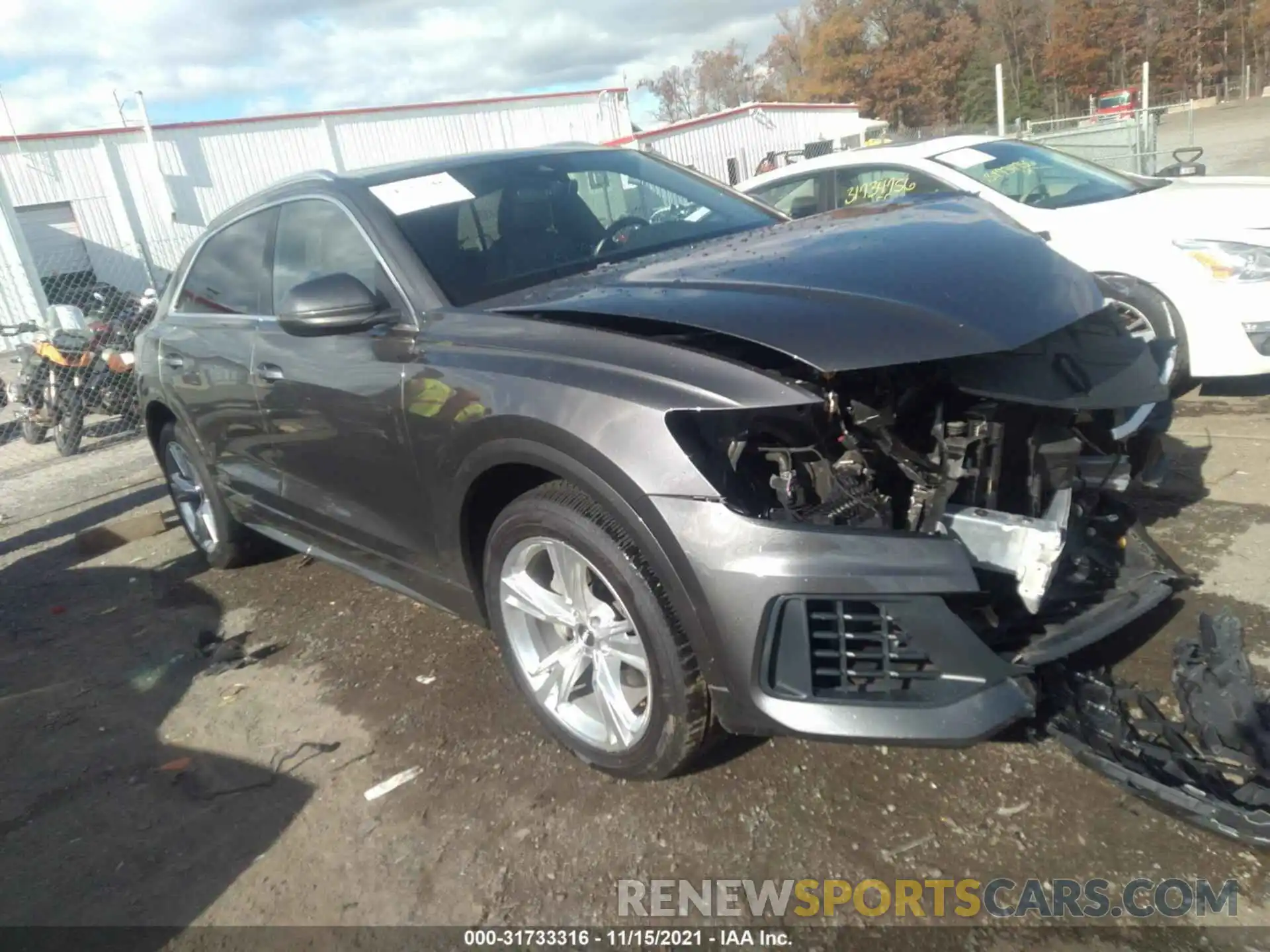 1 Photograph of a damaged car WA1AVAF19KD028512 AUDI Q8 2019