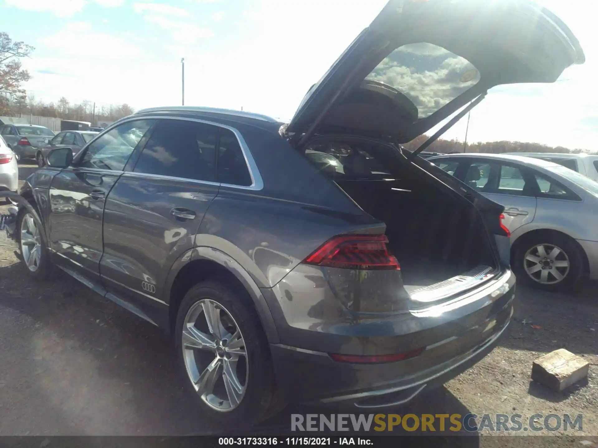 3 Photograph of a damaged car WA1AVAF19KD028512 AUDI Q8 2019