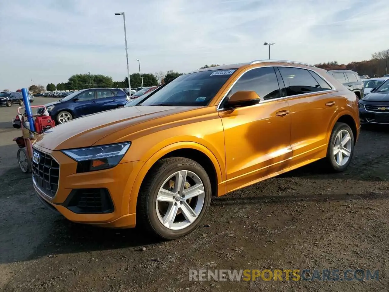 1 Photograph of a damaged car WA1AVAF1XKD008009 AUDI Q8 2019