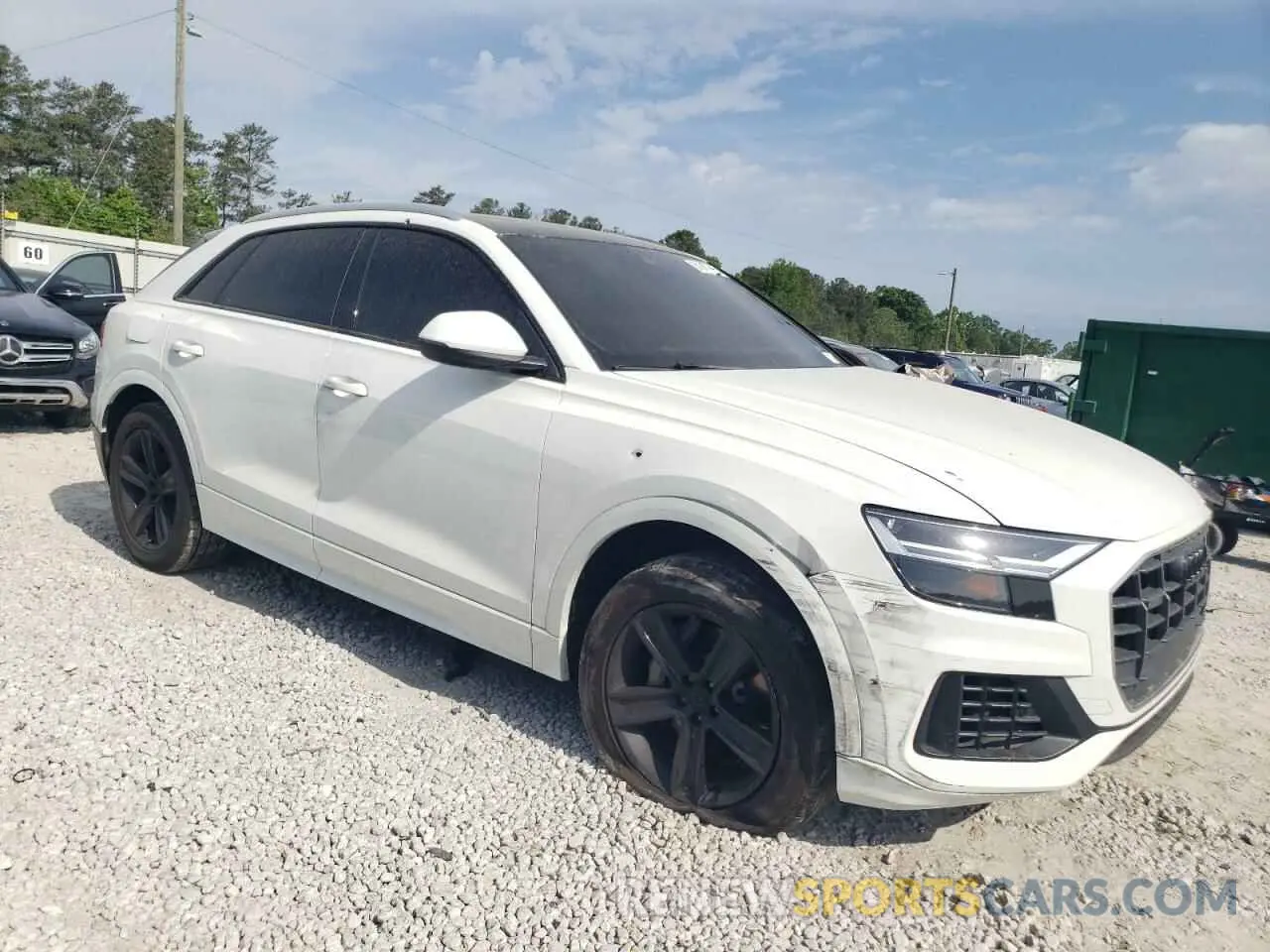 4 Photograph of a damaged car WA1AVAF1XKD013310 AUDI Q8 2019