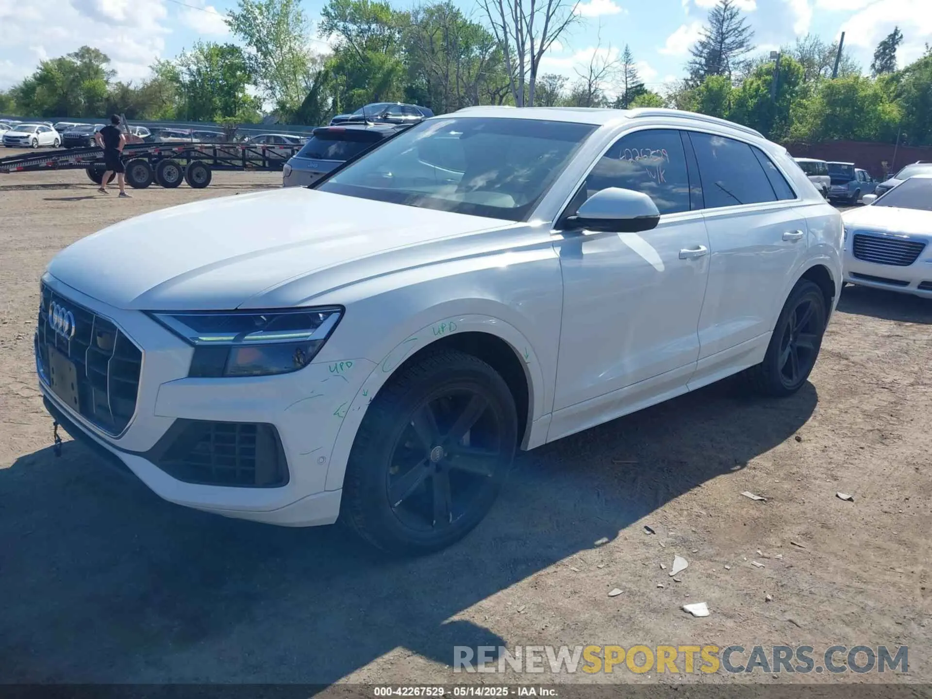 2 Photograph of a damaged car WA1AVAF1XKD014411 AUDI Q8 2019