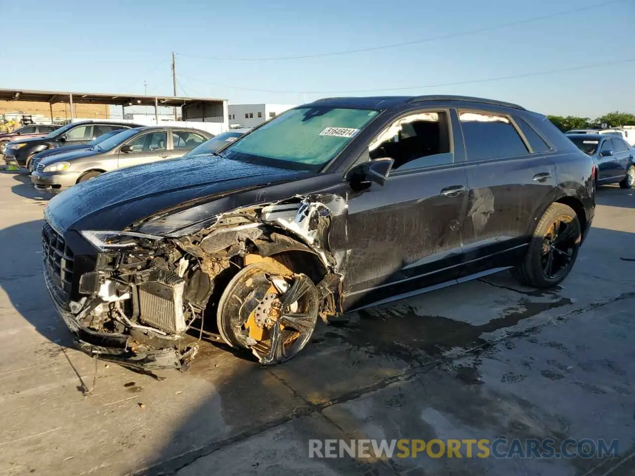 1 Photograph of a damaged car WA1BVAF10KD016365 AUDI Q8 2019