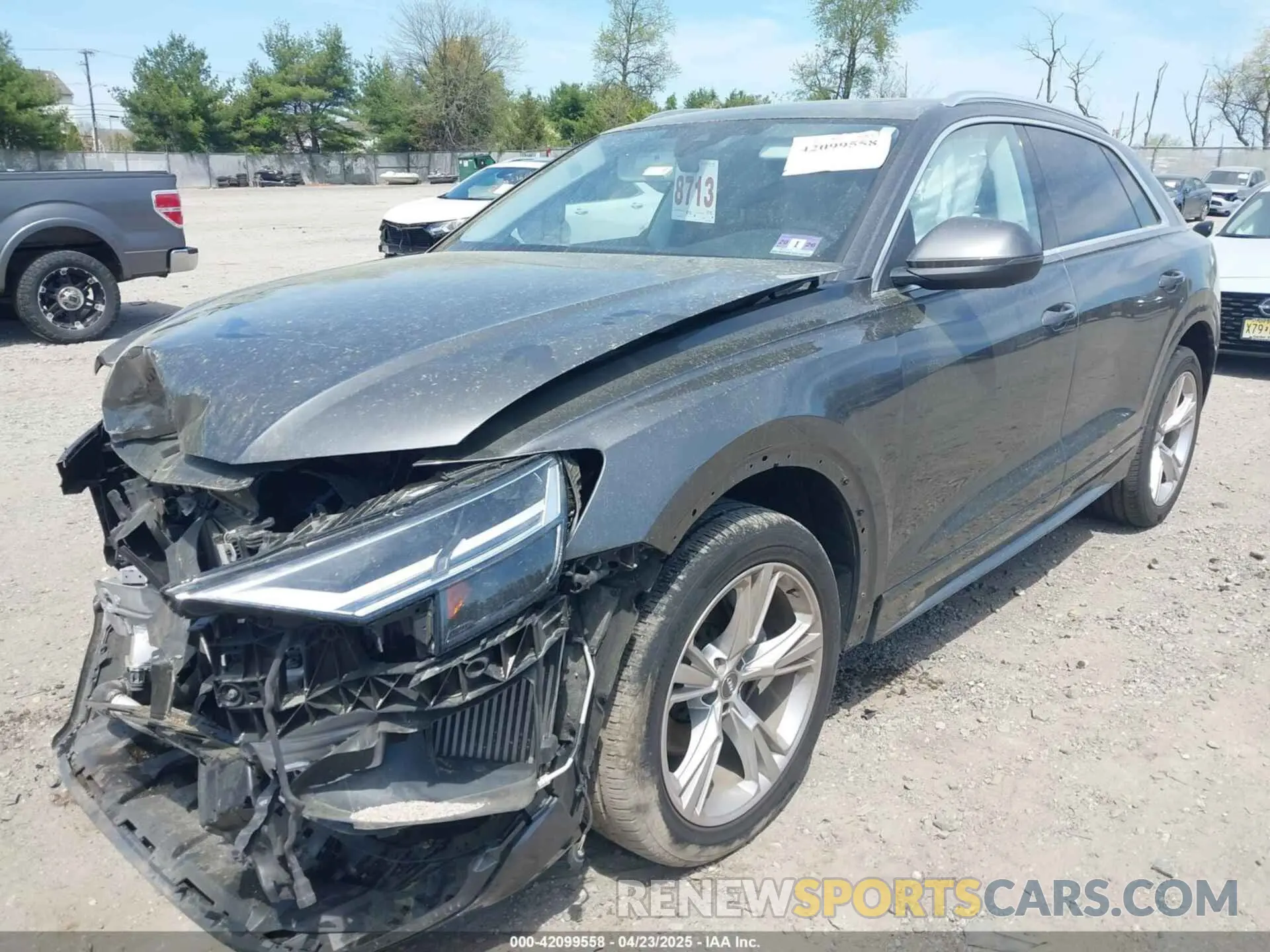 2 Photograph of a damaged car WA1BVAF11KD016990 AUDI Q8 2019