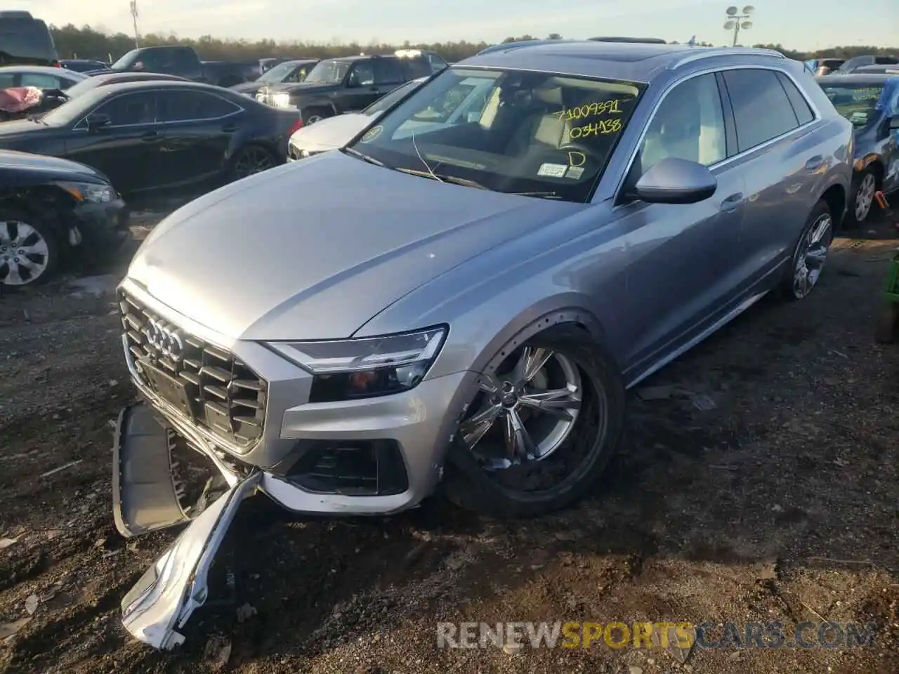 2 Photograph of a damaged car WA1BVAF12KD034138 AUDI Q8 2019