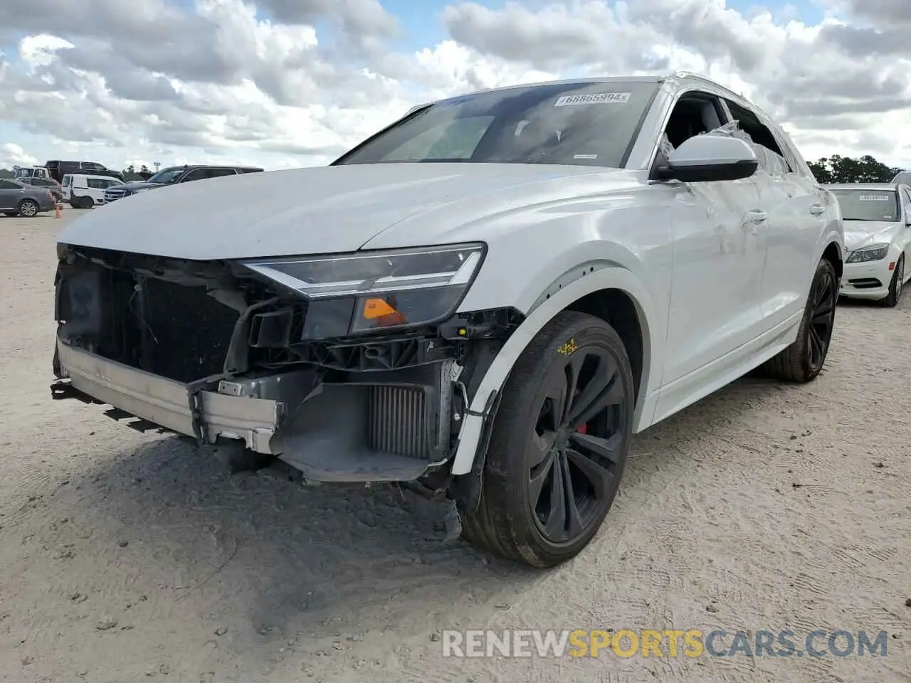 1 Photograph of a damaged car WA1BVAF12KD043583 AUDI Q8 2019