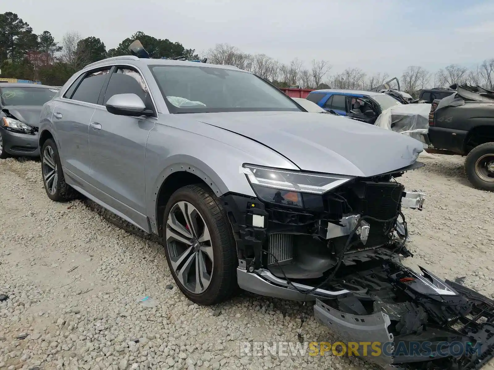 1 Photograph of a damaged car WA1BVAF12KD044149 AUDI Q8 2019