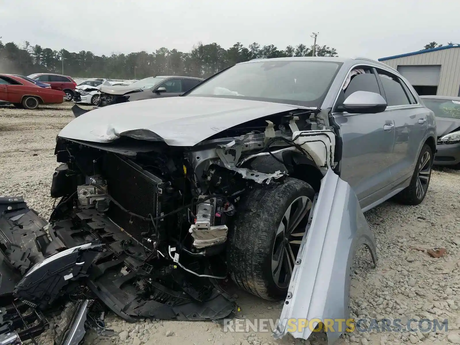 2 Photograph of a damaged car WA1BVAF12KD044149 AUDI Q8 2019