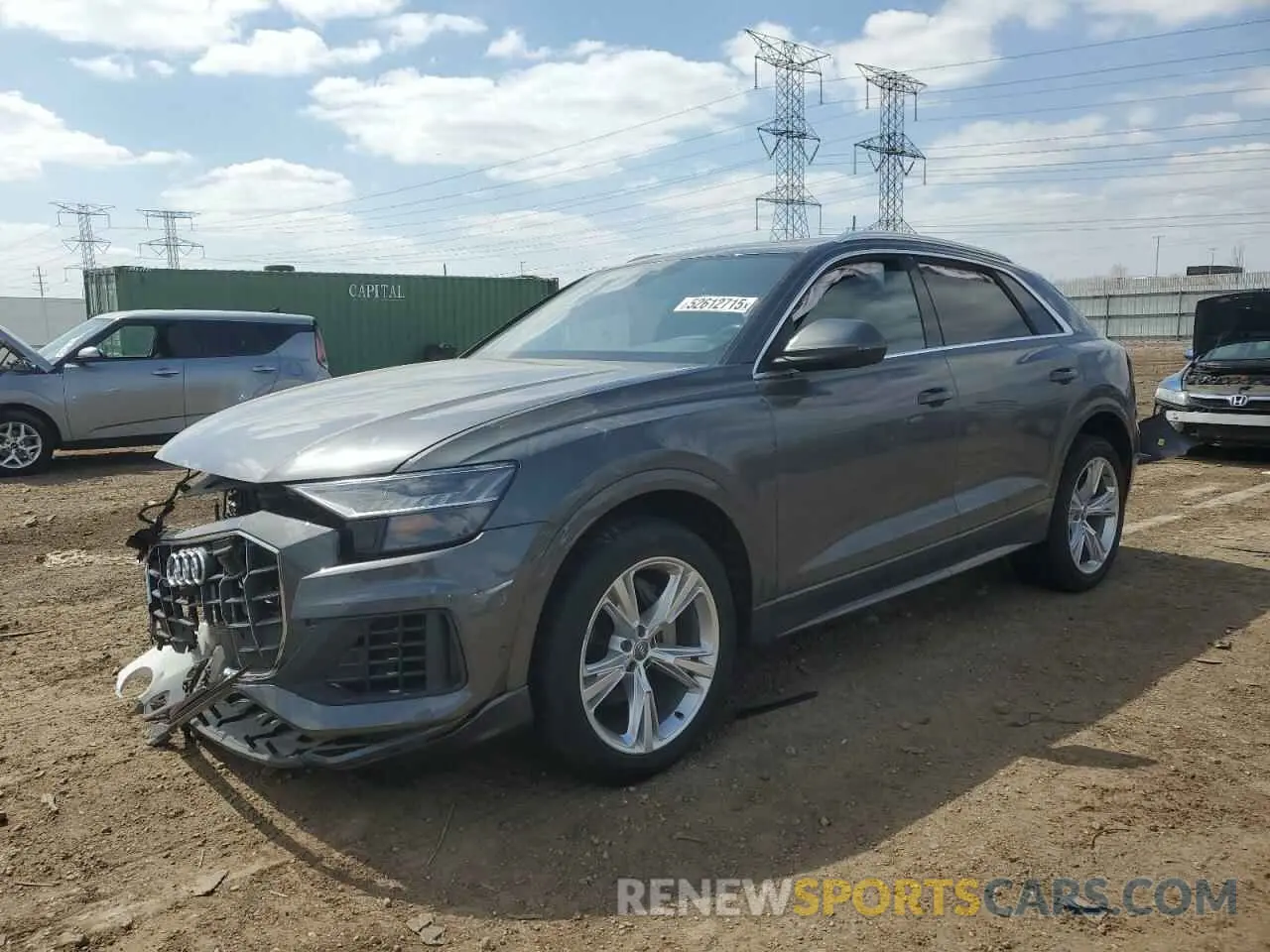 1 Photograph of a damaged car WA1BVAF14KD009032 AUDI Q8 2019