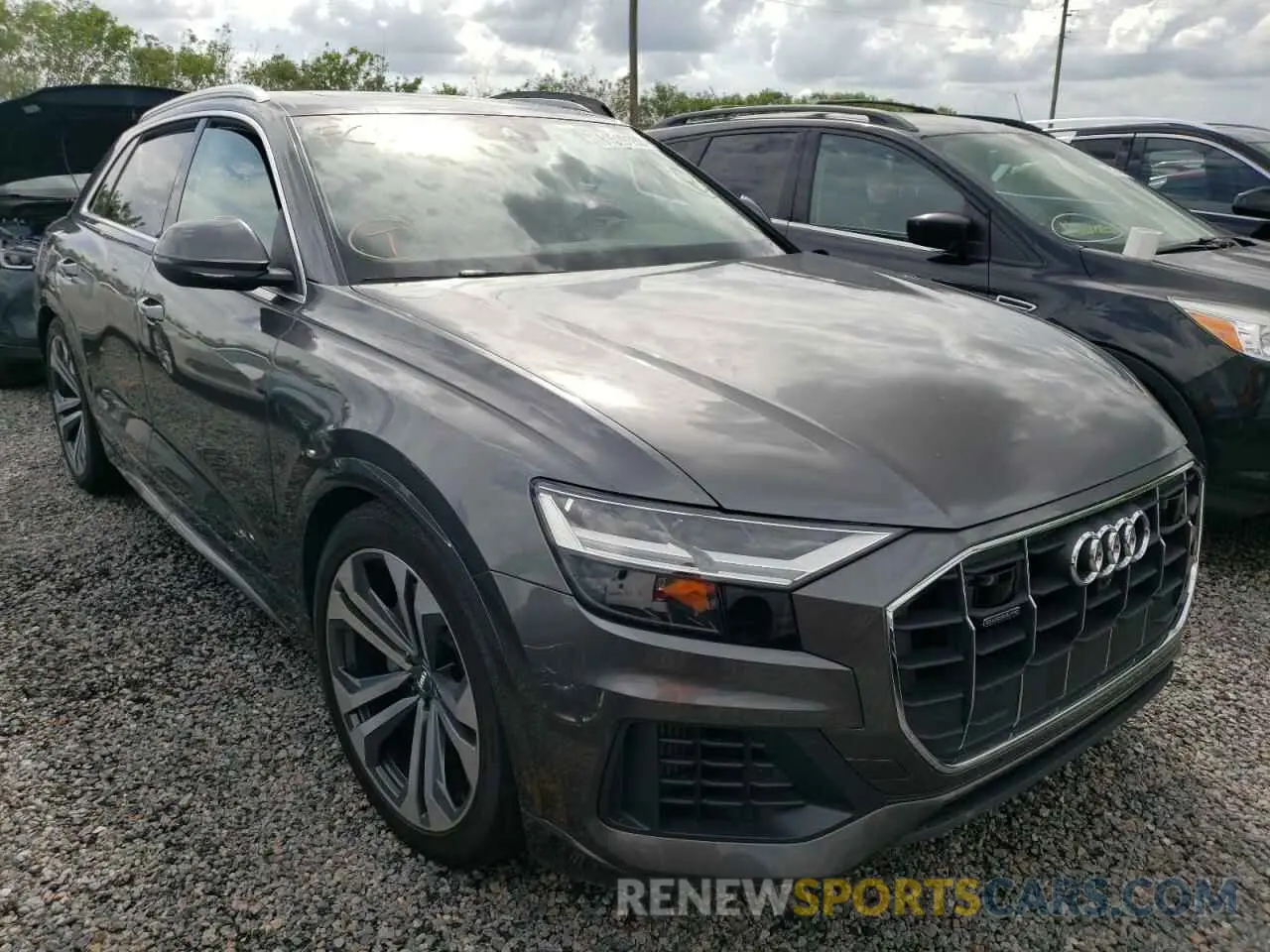 1 Photograph of a damaged car WA1BVAF18KD011382 AUDI Q8 2019