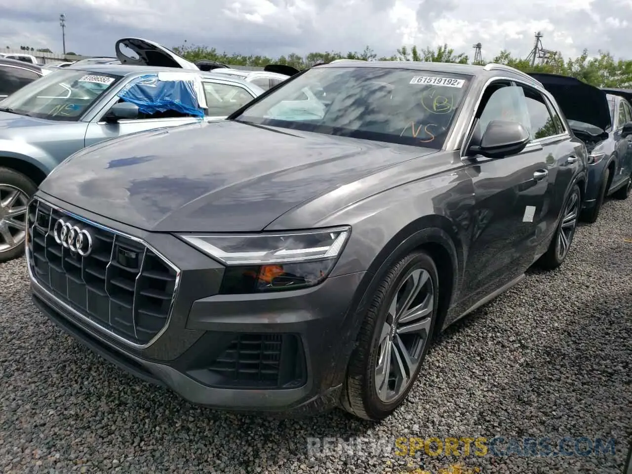 2 Photograph of a damaged car WA1BVAF18KD011382 AUDI Q8 2019