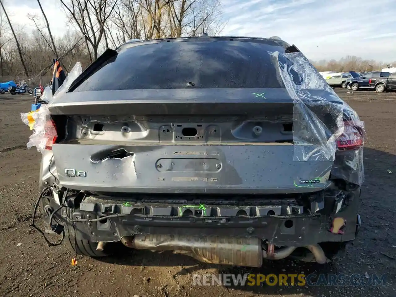 6 Photograph of a damaged car WA1BVAF19KD018390 AUDI Q8 2019