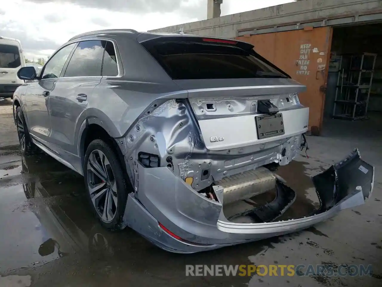 3 Photograph of a damaged car WA1BVAF19KD039840 AUDI Q8 2019