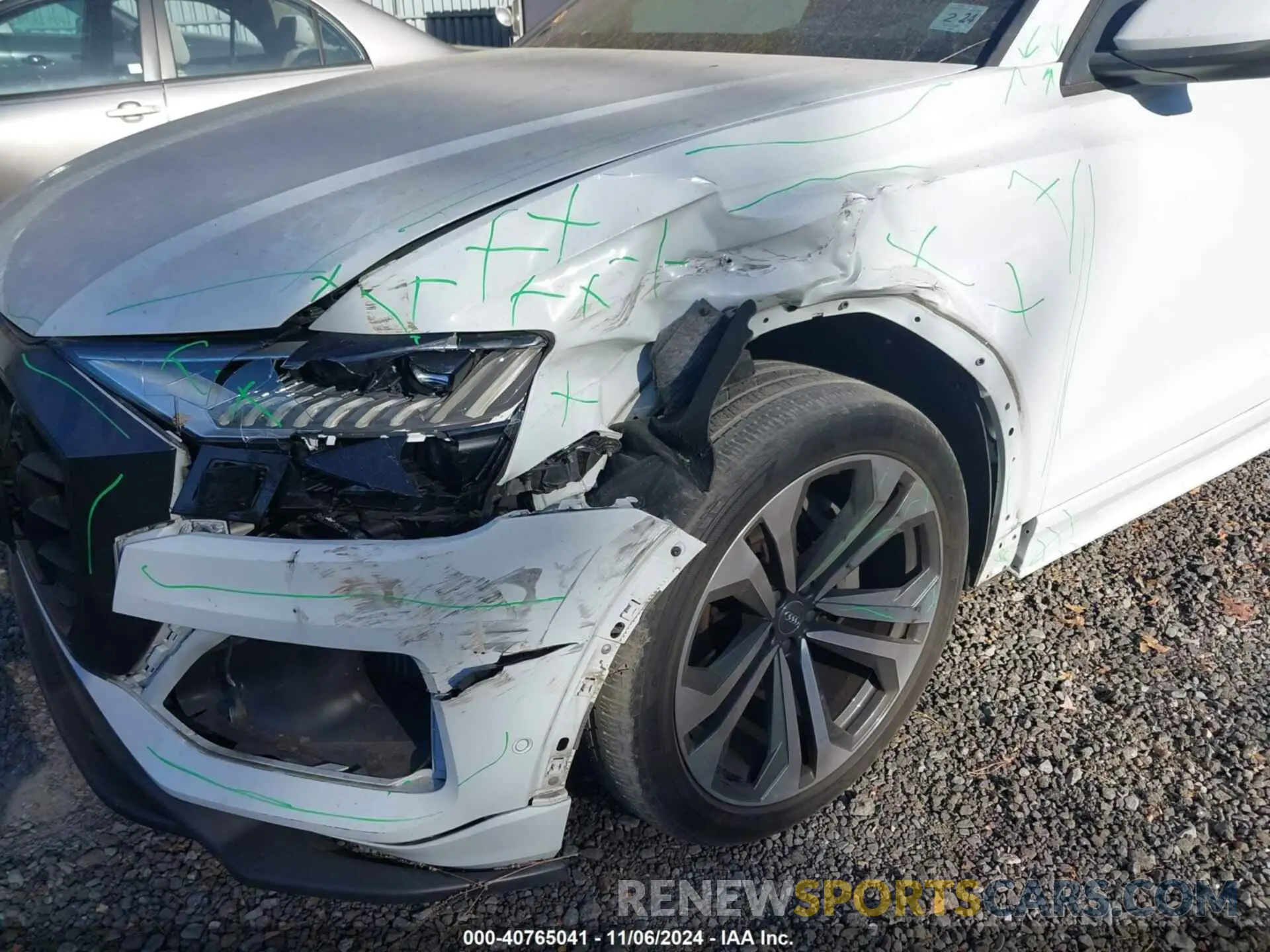 6 Photograph of a damaged car WA1CVAF10KD005001 AUDI Q8 2019
