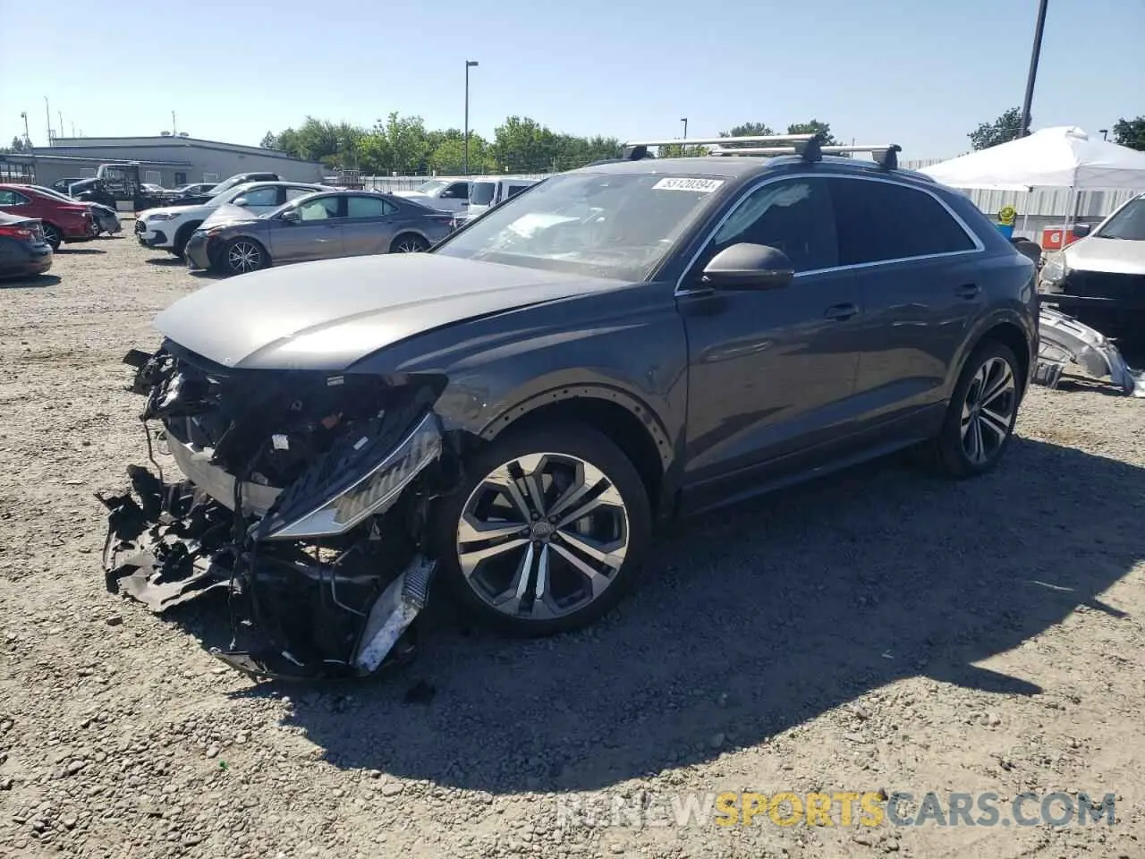 1 Photograph of a damaged car WA1CVAF13KD015618 AUDI Q8 2019