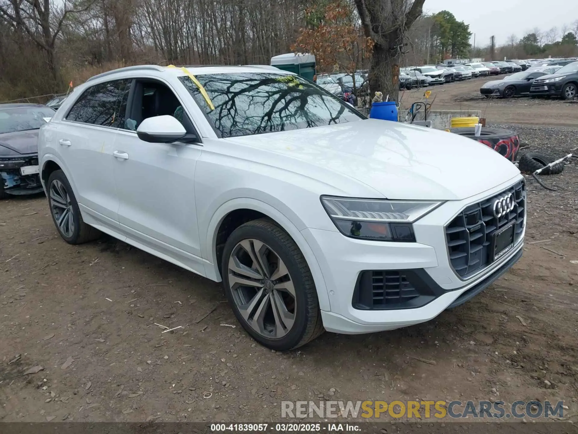 1 Photograph of a damaged car WA1CVAF19KD008236 AUDI Q8 2019