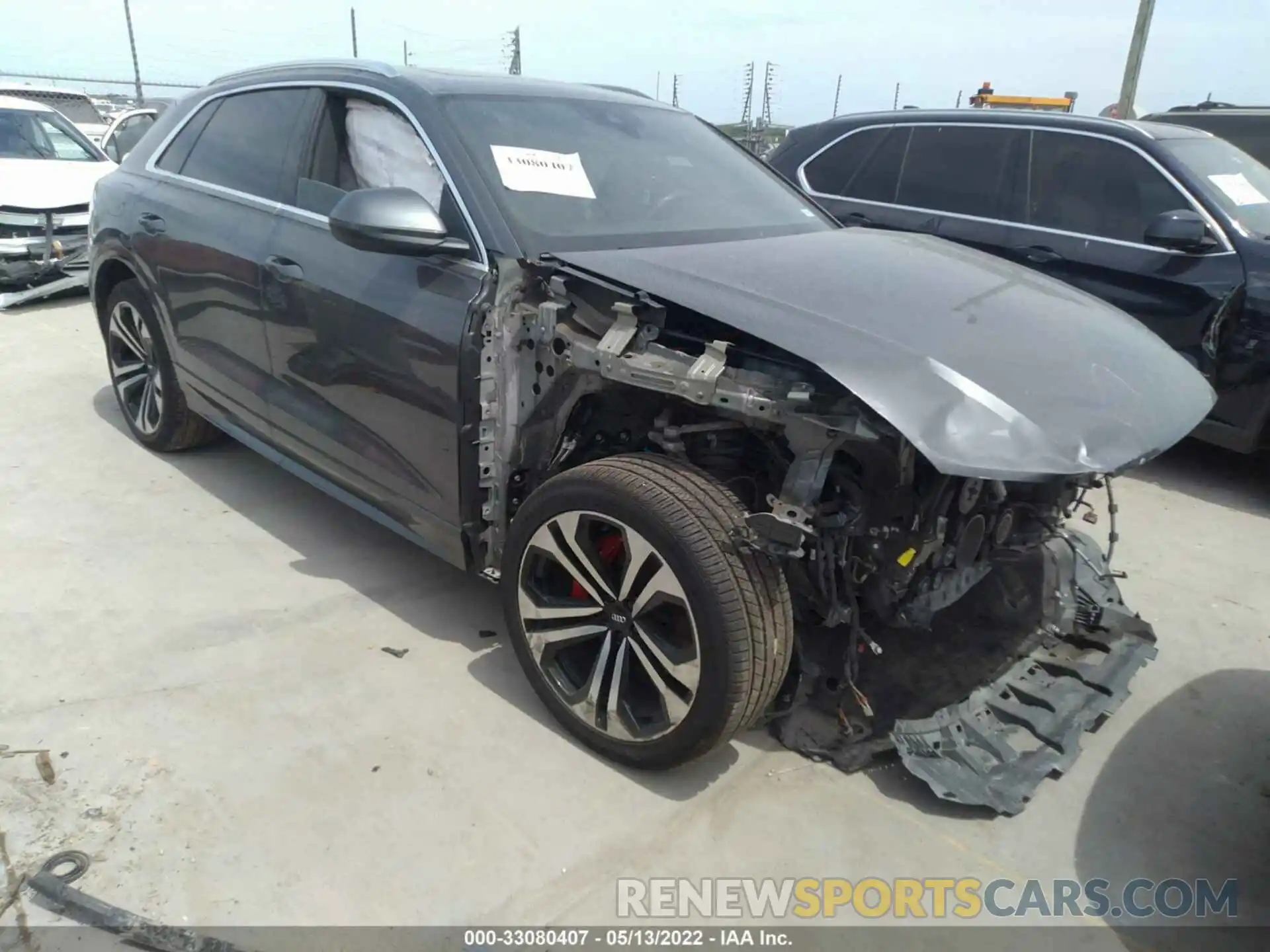 1 Photograph of a damaged car WA1CVAF19KD042046 AUDI Q8 2019