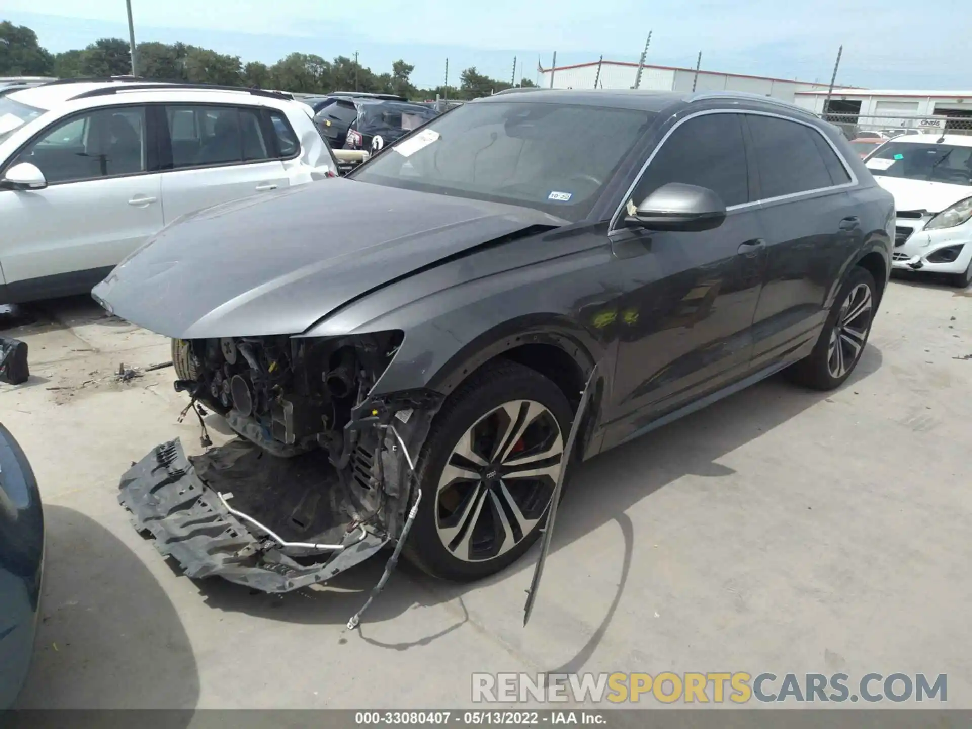 2 Photograph of a damaged car WA1CVAF19KD042046 AUDI Q8 2019