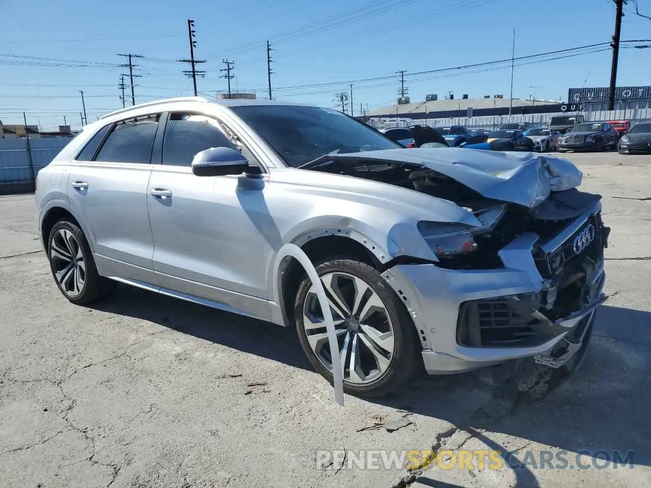 4 Photograph of a damaged car WA1CVAF1XKD026566 AUDI Q8 2019