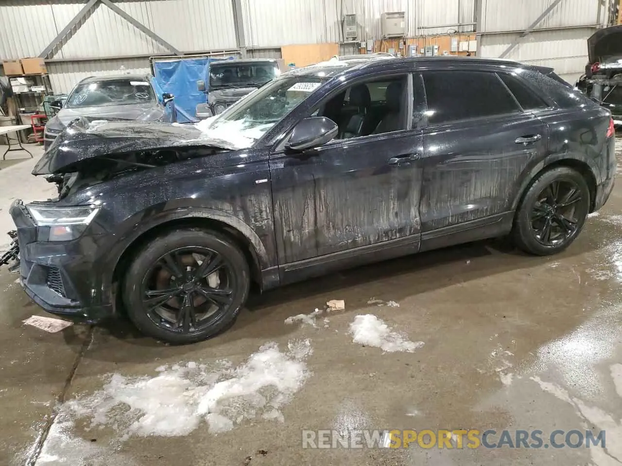 1 Photograph of a damaged car WA1DVAF14KD007239 AUDI Q8 2019