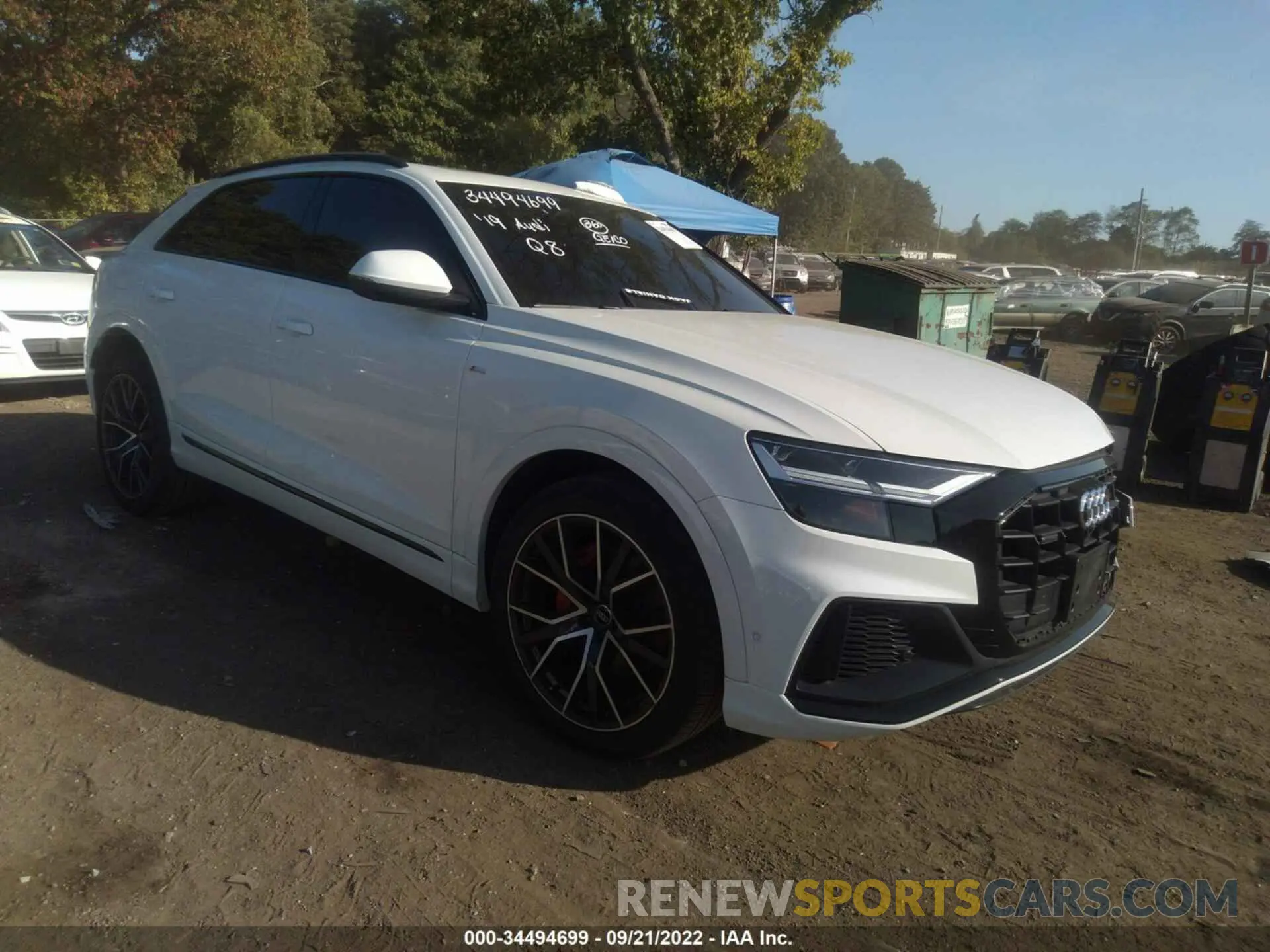 1 Photograph of a damaged car WA1EVAF16KD037265 AUDI Q8 2019