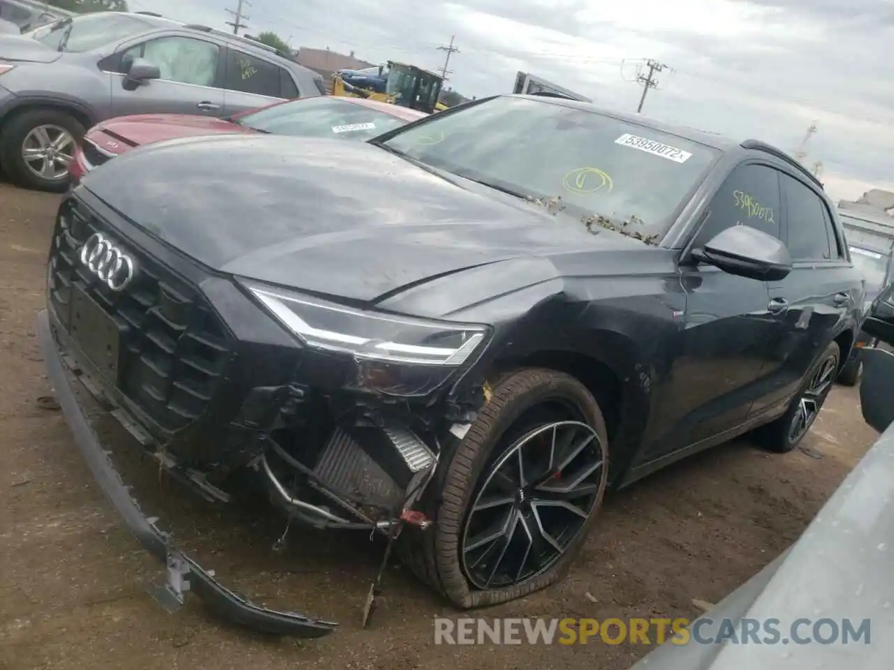 2 Photograph of a damaged car WA1EVAF18KD029149 AUDI Q8 2019