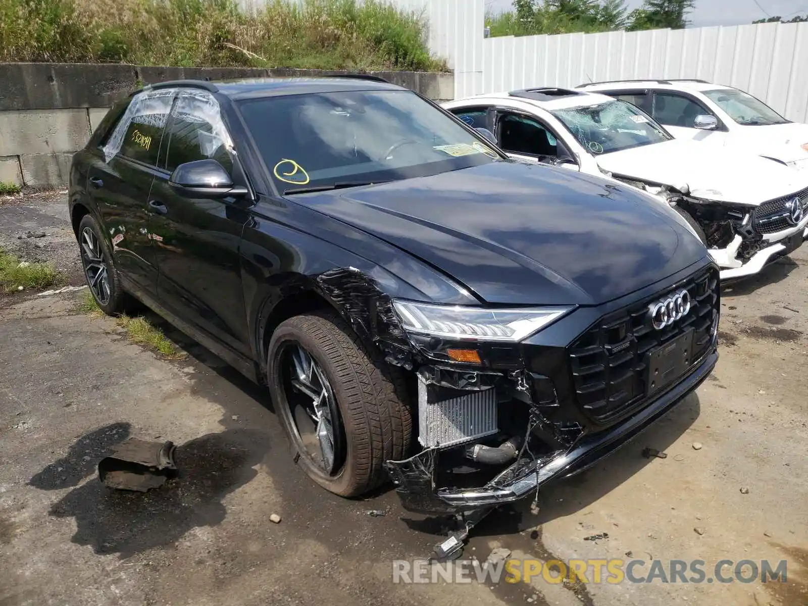 1 Photograph of a damaged car WA1EVAF1XKD025006 AUDI Q8 2019