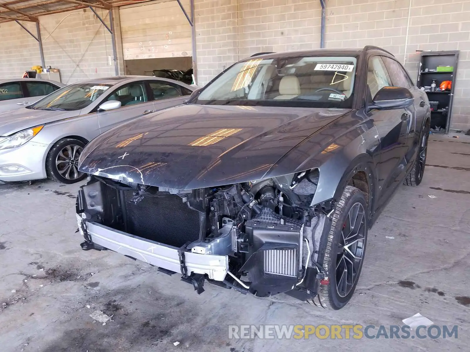 2 Photograph of a damaged car WA1FVAF12KD022847 AUDI Q8 2019