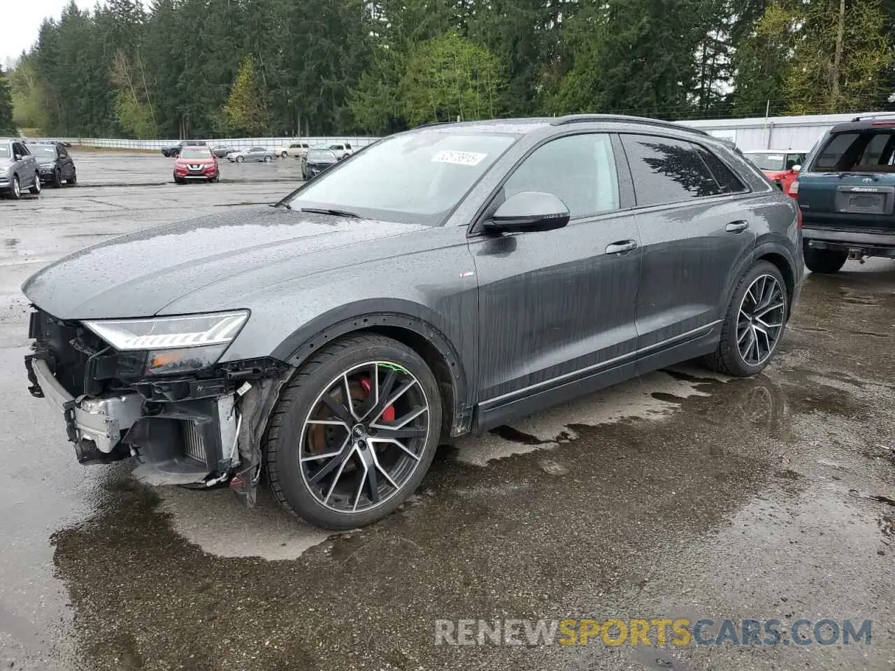 1 Photograph of a damaged car WA1FVAF14KD042257 AUDI Q8 2019