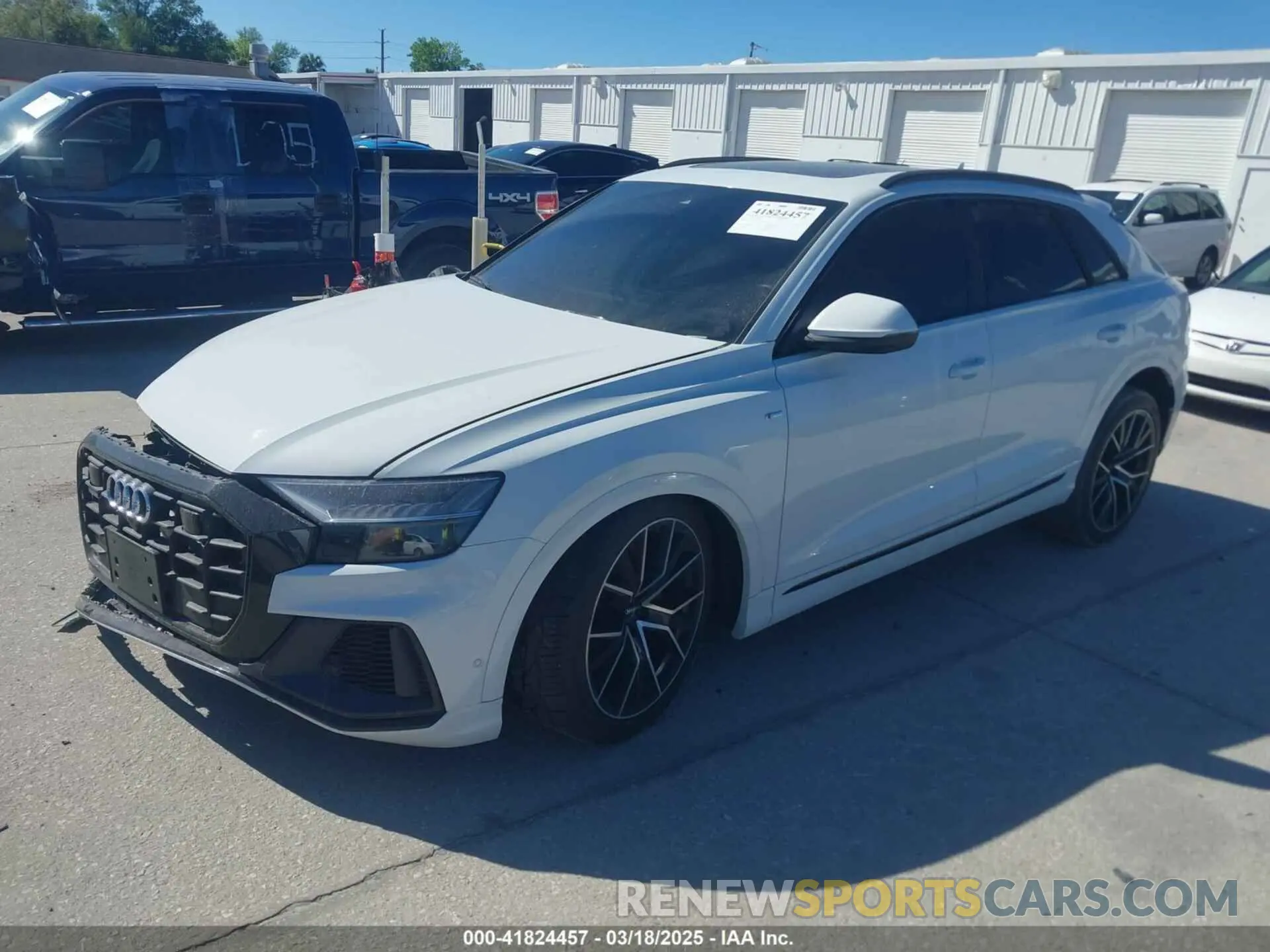 2 Photograph of a damaged car WA1FVAF16KD007851 AUDI Q8 2019