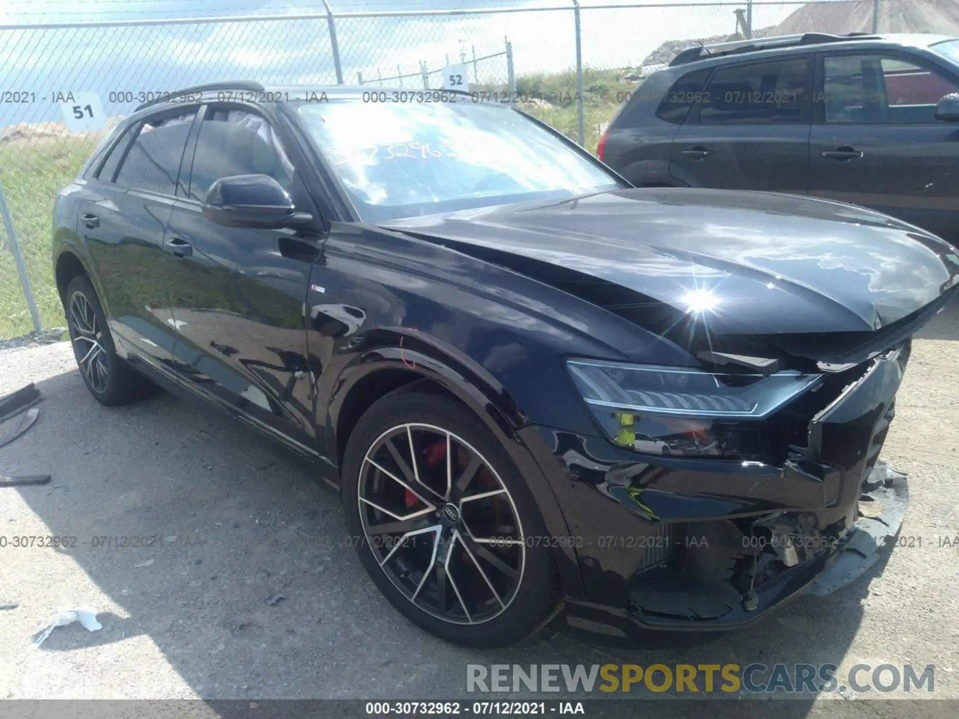 1 Photograph of a damaged car WA1FVAF16KD047301 AUDI Q8 2019