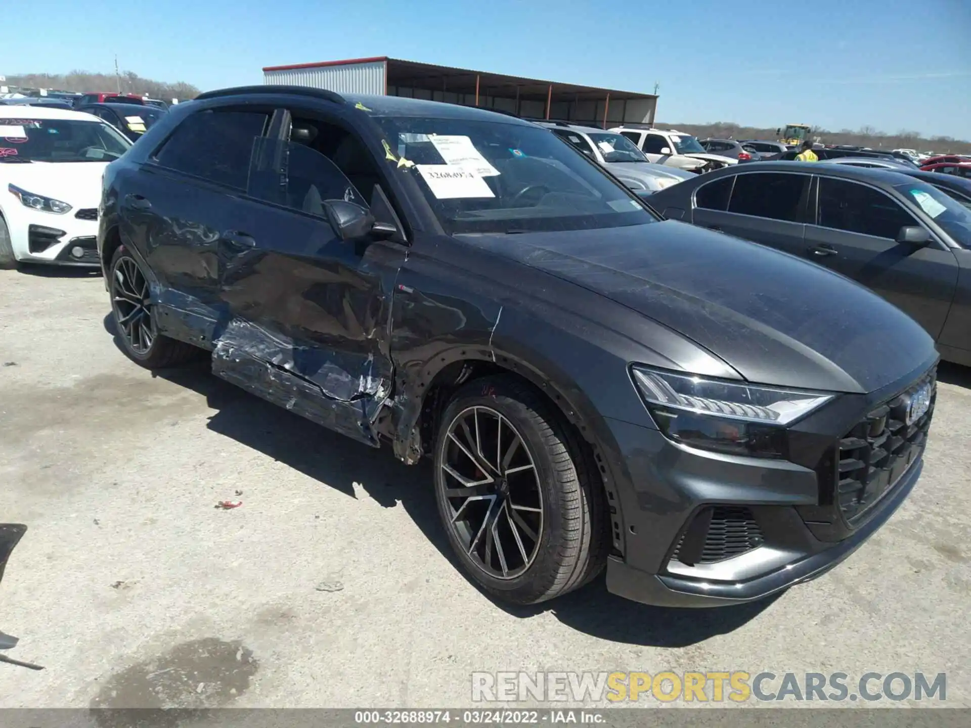 1 Photograph of a damaged car WA1FVAF17KD033150 AUDI Q8 2019