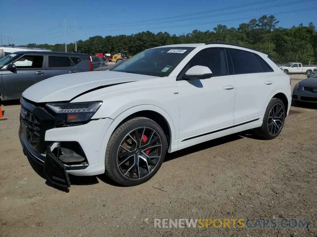 1 Photograph of a damaged car WA1FVAF17KD039031 AUDI Q8 2019