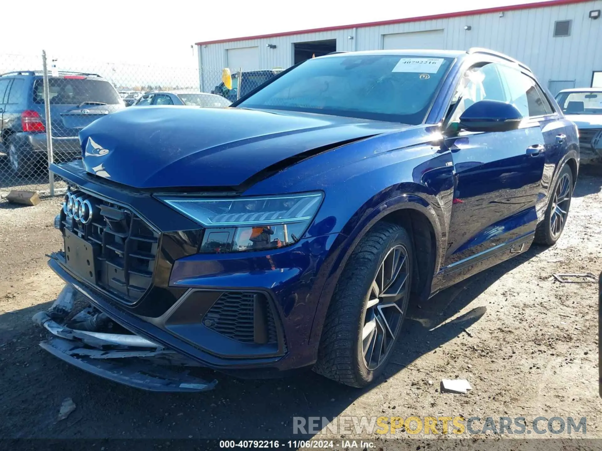 2 Photograph of a damaged car WA1FVAF17KD039580 AUDI Q8 2019