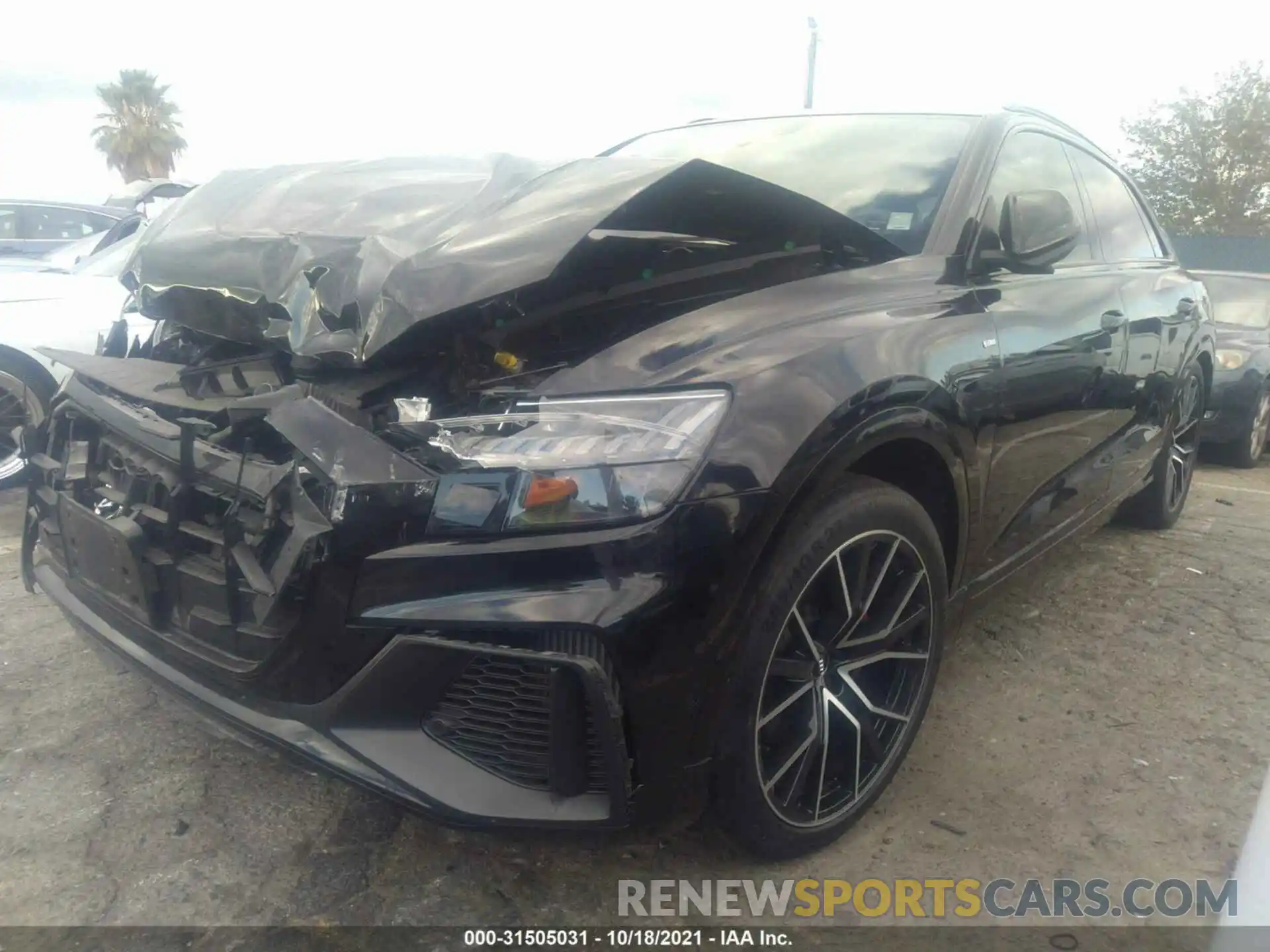 2 Photograph of a damaged car WA1FVAF18KD014431 AUDI Q8 2019